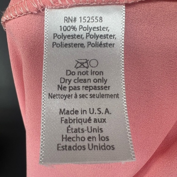 Delfi Collective Everly pleated ruffled cold shoulder tank top in “blush” size S - Picture 6 of 10